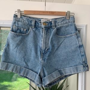 American Apparel Denim Shorts